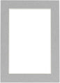 8x10 Mat Bevel Cut for 5x8 Photos - Acid Free Mid Grey Precut Matboard - For Pictures, Photos, Framing - 4-ply Thickness