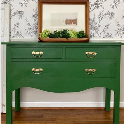 Dixie Belle Paint Company Chalk Finish Furniture Paint - Evergreen (1 Gallon - 128oz) - Matte Deep Purple Chic Chalk Mineral DIY Furniture Paint