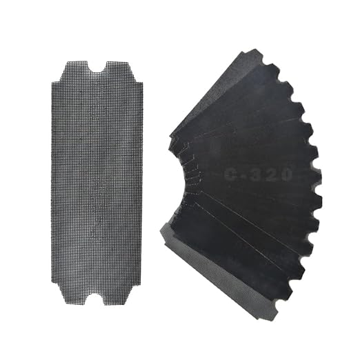 SCOTTCHEN Drywall Sanding Screen Mesh Sheet 4-3/16" x 11-1/4" Grit #320-12pcs