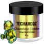 TECHAROOZ Chameleon Mica Powder (Blue-Gold-Green) - 40g Color Shift Mica Powder - Holographic Glitter for UV & Epoxy Resin Supplies, Eyeshadow, Acrylic Paint, Nail Decor and Slime