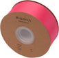 Double Side Satin Ribbon, Continuous 20 Yards,Use for Craft Bows Bouquet, Gift Wrapping, Wedding Decoration, Floral Arrangement (Dark Rose Red, 1-1/2 inch)