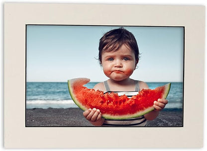 Pack of Ten Acid Free 8x10 Mats Bevel Cut for 6x8 Photos - White with Black Core Precut Matboards With Backing Boards and Self Seal Photo Mat Bags For Pictures, Photos, Framing - 4-ply Thickness