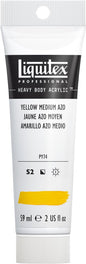 Liquitex Professional Heavy Body Acrylic Paint, 2-oz (59ml) Tube, Yellow Medium Azo