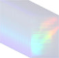 PATIKIL 8.3x5.8" Holographic Sticker Paper, 20Sheets A5 Polypropylene Self-adhesive Transparent Waterproof Laminate Overlay Film for Photo Cards Scrapbook Decorations, Laser