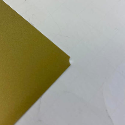 Blank Metal Plates for Laser Engraving - 4 Pack | Aluminum Sheets 0.020" Thick | CO2, Diode, Fiber Laser Compatible | Multiple Sizes & Colors (Gold (engraves black), 1.5x3 inch)