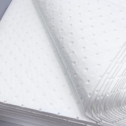 Heavyweight Oil Absorbing Pads,White Absorbing Heavy Weight Oil-Only Absorbent Mat Pad (20 Pads,15" x 20"')…