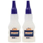 FIX & FUSION Ca Super Glue (1.77 Oz), Fast Adhesive/Cyanoacrylate Glue for Woodworking, Plastic, Rubber, Granite, DIY & Industrial, (2 Pack)