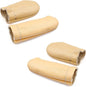 2 Pairs Leather Finger Protector Needle Felting Knitting Finger Thimble Guards Tools for Hand Craft Sewing Needlework Handmaking(Random Color)