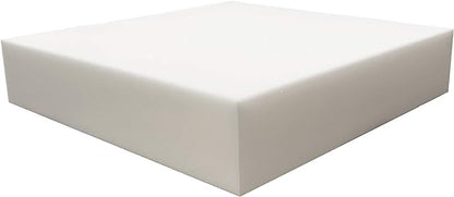 FoamRush 3" H x 24" W x 24" L Upholstery Foam Cushion High Density (Square Foam for Dining Chairs, Chair & Wheelchair Seat Cushion Replacement)