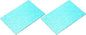 MECCANIXITY 2 Pcs Stained Glass Sheet Mosaic Tile 7.9 Inch x 5.9 Inch Sea Blue Stained Glass Sheets for Crafts DIY Art Project