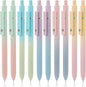 FIOVER 10pcs Gel Pens Black Ink Medium Point 0.7mm Pens Smooth Writing High-End Series Cute Ballpoint for Journaling Note Taking, Office School Supplies Gifts for Women and Men