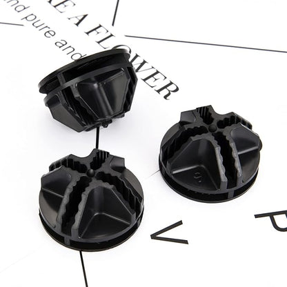 48 Pieces Cube Connectors Plastic Storage Wire Cube Organizer ABS Connectors for Modular Closet Storage Organizer and Wire Shelf (Black)