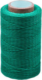 284 Yards Waxed Thread, 210D Heavy Duty Wax Thread for Leather Sewing, Upholstery Thread, 0.8mm Flat Waxed Thread for Bookbinding/Shoe Repairing/Leather Projects