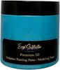 3D Sculpture Painting Paste|Texture Paste|Decorative Plaster|Ready to Use|Unique Colors|Ideal for Artwork|Stencil|Flowers|Texture|Art Relief|New Formula| 6 oz (Metallic Turquoise)