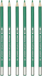 PATIKIL Watercolor Pencil, 6Pcs Water Soluble Pencils for Blending, Coloring, Sketch Drawing, Painting, Emerald Green