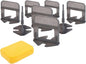 Tile Leveling System (3/16 Inch) – 2000 Tile Spacers – Compatible with Most Wedges for Smooth, Seamless Floor & Wall Tile Installation – 5mm Ceramic & Stone Spacers
