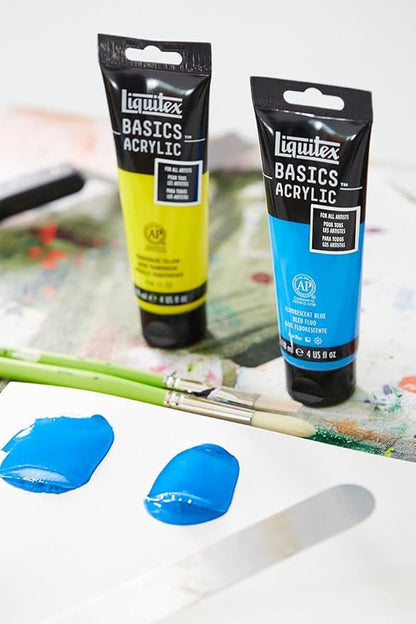 Liquitex BASICS Acrylic Paint, 118ml (4-oz) Tube, Ivory Black