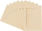 Pack of Ten Acid Free 11x14 Mats Bevel Cut for 8.5x11 Photos - Cream Precut Matboards With Backing Boards and Self Seal Photo Mat Bags For Pictures, Photos, Framing - 4-ply Thickness
