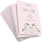 Wanderings A5 Handmade Deckled Edge Cotton Paper - Cold Pressed Texture - Paint, Watercolor, Writing, Printer - Cards, Invitations, Menus, Arts and Crafts. 50 Pack Pink 150gsm - 5.8" x 8.3"