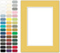 Poster Master Sunflower Matboard – 4-Ply Acid-Free Picture Mat Board with 45° Beveled Cut, Made in USA, Custom Cut to Any Size, 1/16" Thickness for Framing & Displays