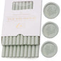 Sage Green Wax Seal Sticks 20pcs, Andotopee Glue Gun Wax Seal Sticks for Wax Seal Stamp, Premium Sealing Wax for Envelope Letter Seal Wedding Invation Craft Adhesive, Great Gift Ideas (Mini Size)