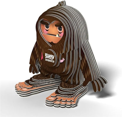 Eugy Sasquatch 3D Puzzle - 31 Piece Eco-Friendly Educational Toy Puzzle for Boys, Girls & Kids Ages 6+