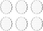 PATIKIL 2.8" Acrylic Stamp Block, 6Pcs Clear Stamping Block with Grid Lines Decorative Mounting Blocks Round for Scrapbooking DIY Crafts Card Making