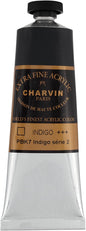 Charvin Extra Fine Professional Artist Acrylic Paint Colors, Nature Themed Hues, 150ml Indigo