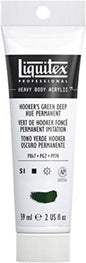 Liquitex Professional Heavy Body Acrylic Paint, 2-oz (59ml) Tube, Hooker’s Green Deep Hue Permanent
