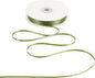 HUIHUANG 1/8 inch Moss Green Ribbon Solid Color Thin Satin Ribbon 100 Yards Double Faced Thin Crafts Ribbon for Hanging Gift Tags Invitation Card DIY Crafts Gift Wrapping Bows Bouquet Decoration