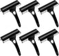 6 Pcs Rubber Roller, 4.7 Inches Black Rubber Brayer Roller for Printmaking, Professional Brayer Rollers for Crafting, Printmaking, Ink, Gluing and Stamping Tools, Handle Comfortable