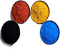 200 g 4 Packs of Iron Oxide Powder, Concrete Pigment, Cement, Mortar, Black Powder | Yellow red Blue 50g of Each Color Multicolor