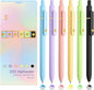 6 Pcs Color Pens for Journaling 0.5mm Fine Point Colored Gel Ink Pen, Smooth Writing Colorful Pens for Note Taking, Gift Set for Women & Men (6 Pcs Vibrant Gold)