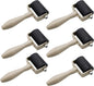 HRJZF 6 Pack Rubber Brayer Roller for Printmaking,Anti Skid Tape Construction Tools, Print,Great for Gluing Application Also,Ink and Stamping Tools 1.4 Inch