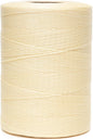 Waxed Thread,852Yards 150D 0.8mm Flat Polyester Wax Thread for Hand Sewing Leather Craft DIY Projects Shoes Repair Book Binding(Beige)