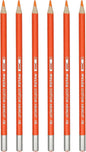 PATIKIL Watercolor Pencil, 6Pcs Water Soluble Pencils for Blending, Coloring, Sketch Drawing, Painting, Orange