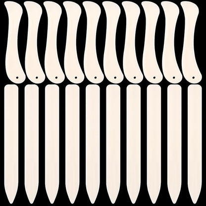 20 PCS Bone Folder Tool, Plastic Bone Folder Crafts Scoring Folding Creasing Paper Crafting Scrapbooking Tool for Paper Leathercrafts Bookbinding and DIY Card Making Handmade(2 Styles)