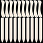 20 PCS Bone Folder Tool, Plastic Bone Folder Crafts Scoring Folding Creasing Paper Crafting Scrapbooking Tool for Paper Leathercrafts Bookbinding and DIY Card Making Handmade(2 Styles)