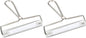 PATIKIL 6 Inch Acrylic Roller Brayer, Clay Rolling Pin Tools with Steel Handle for Wallpaper Printing Printmaking Ink Stamping Tape Construction (Pack of 2)