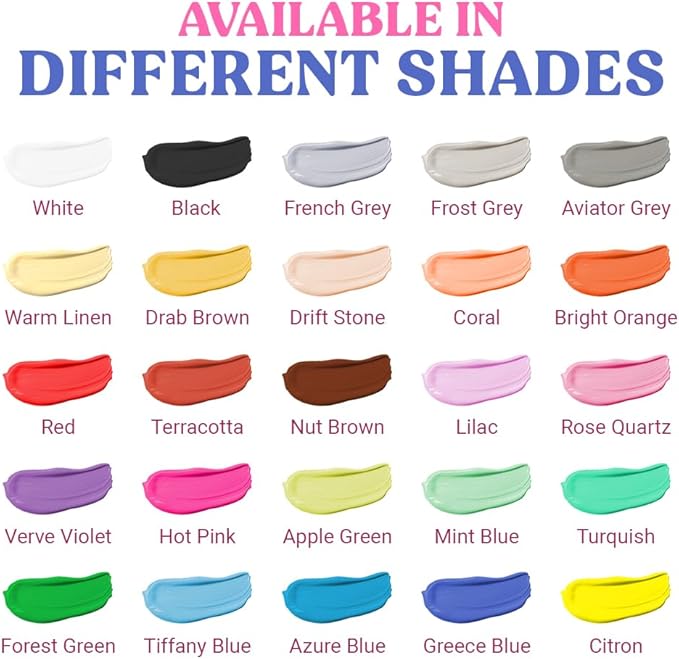 GRANOTONE Chalk Paint for Furniture, Matt-Finish Water-Based Acrylic Paint for Wood, Walls, Metal, Glass, Paper, Fabric Canvas, Maximum Coverage Chalk Paint for Kids & Adults, 500 Ml (TURQUISH)