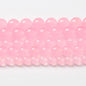 6mm 60pcs Natural Light Pink Chalcedony Stone Beads for Jewelry Making Energy Healing Power Stone DIY Bracelet Necklace Accessories 15" (6mm, Light Pink Chalcedony)