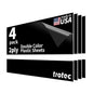 Trotec TroLase | 12"x24"x1/32", 4 Pcs | Black/White | 2 Ply | Modified Acrylic | Laser Engraving Double Color Plastic Sheet | Engraving Blanks for Laser, Saw, Guillotine | Made in USA