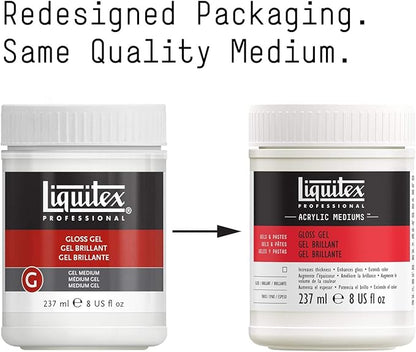 Liquitex Professional Gloss Gel Medium, 237ml (8-oz)