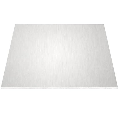 2 Pack 6061 12 x 12 x 1/4 Inch Aluminum Sheet, T6 Heavy Duty Flat Plain Multifunctional Metal Square Aluminum Plate Sheet for DIY Construction, Mechanical Workshop