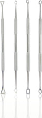CYNAMED Stainless Steel Spatula Wax & Clay Sculpting Tool Carver Set (4PK)