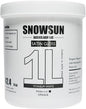 SNOWSUN Basics Titanium White Acrylic Paints, Large Bulk Acrylic Paint (42.4 oz, 1000ml) Non Toxic Gloss Heavy Body Art Paint for Multi-Surface, Ideal for Canvas Wood Ceramic Fabric and Nail Art Leather, Stone Craft, for Artists & Beginners