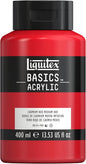 Liquitex BASICS Acrylic Paint, 400ml (13.5-oz) Bottle, Cadmium Red Medium Hue