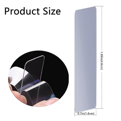 LMJIA Heavy Duty Double Sided Tape, Clear Reusable Mounting Tape Picture Hanging Adhesive Tape Removable Wall Tape Adhesive Poster Tape