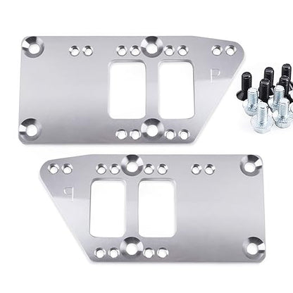 2Pack 6061 T651 Aluminum Sheet Metal 6 x 12 x 1/4 (6MM) Inch Flat Plain Aluminum Plate Covered with Protective Film, Heat Treatable Rectangle Aluminum Metal Plate for Crafting, Industrial