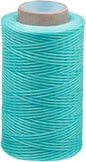 284 Yards Waxed Thread, 210D Heavy Duty Wax Upholstery Thread for Leather Sewing, 0.8mm Flat Waxed String for Bookbinding/Shoe Repairing/Leather Projects